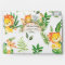 Cute Jungle Animals Greenery Baby Shower Birthday