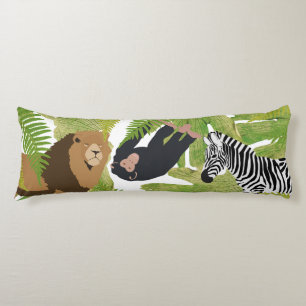 Cute Jungle Animals Safari Boy   Girl Body Pillow