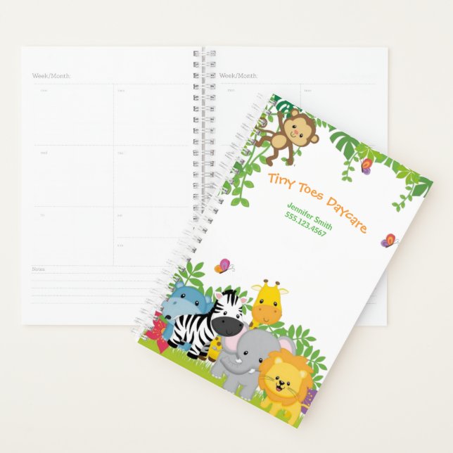 Cute Jungle Animaux Enfants Garderie Affaires (Devant avec enveloppe)