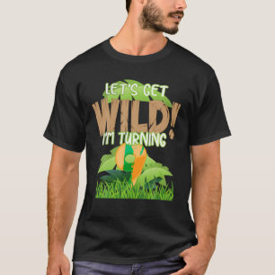 Cute Jungle Safari 9th Birthday Gift 9 Years Old B T-Shirt
