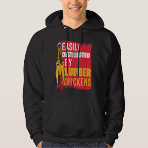 Cute Just A Girl Who Loves Chickens Goats Farmer G Hoodie