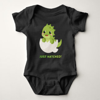 Cute Just Hatched Baby Dinosaur T-Shirt Bodysuit