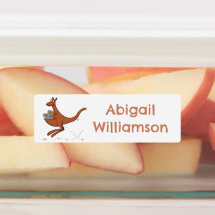 Cute kangaroo and koalas cartoon personalized