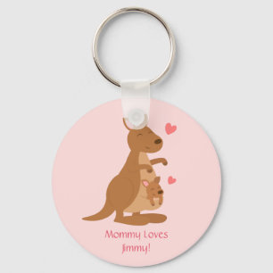 Cute Kangaroo Baby Joey For Kids Keychain