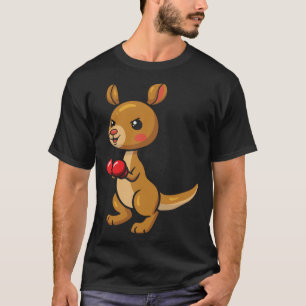 Cute Kangaroo Boxing I Kangaroos Animal Friend Mar T-Shirt
