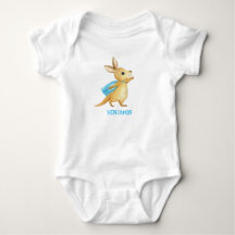 Cute Kangaroo - Customized Baby Name Jumpsuit