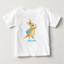 Cute Kangaroo - Nom de bébé Customisé Top Tshirt