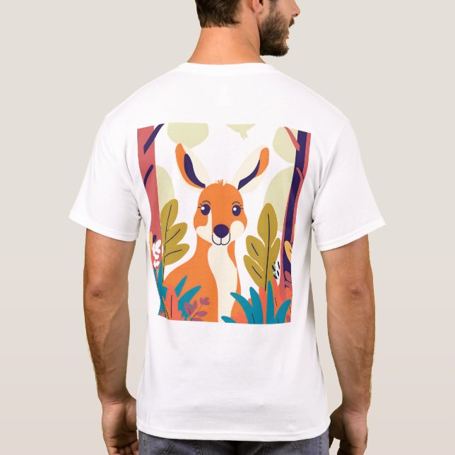 CUTE Kangaroo T-Shirt (Back)