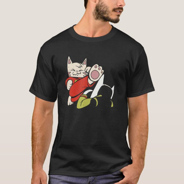 Cute Karate Cats T-Shirt (Front)