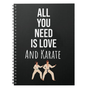 Cute Karate Gifts Martial Arts Sports For Kids Notebook