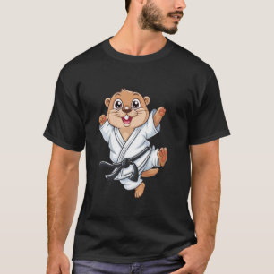 Cute Karate Otter Martial Arts Funny For Kids Boys T-Shirt