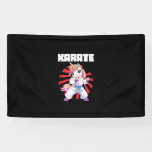 Cute Karate Unicorn MMA Tank Top Banner