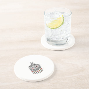 Cute Kawaii Amazigh Moroccan Silver Earring Cultur Coaster