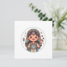Cute Kawaii Amazigh Moroccan Woman with KhaSticker