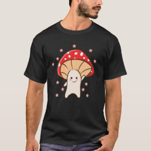 Cute Kawaii Anime - Cute Mushroom - Aesthetic Japa T-Shirt