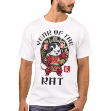 Cute Kawaii Asian Chinese Rat Zodiac Lunar Year