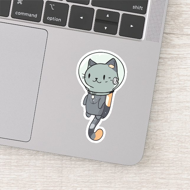 Cute Kawaii Astronaut Cat (Detail)