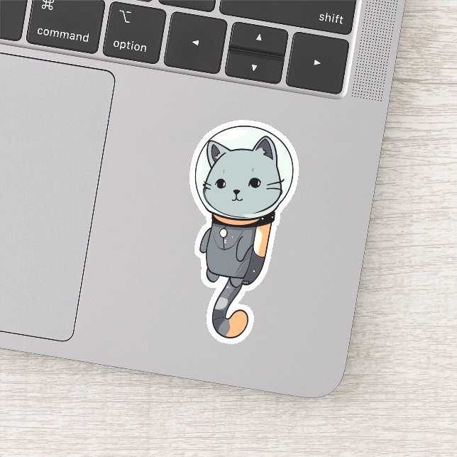 Cute Kawaii Astronaut Kitten (Detail)