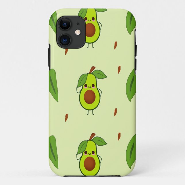Cute kawaii avocado Case-Mate iPhone case (Back)