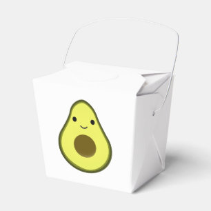 Cute Kawaii Avocado Favor Box