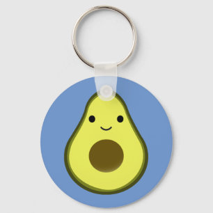 Cute Kawaii Avocado Keychain