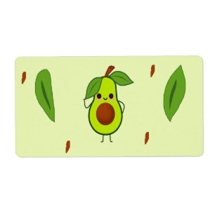 Cute kawaii avocat