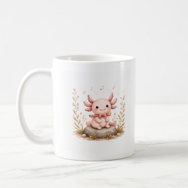 Cute Kawaii Axolotl Mug (Left)