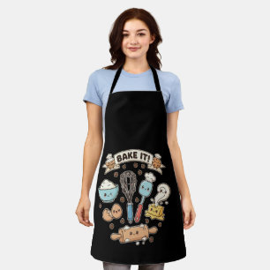 Cute Kawaii Baking Team Bake It! Fun Baker Gift Apron