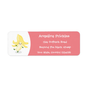 Cute kawaii banana cartoon