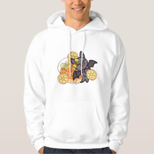 Cute Kawaii Bat with Meatball Soup Hoodie