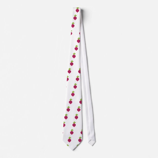 Cute Kawaii Beet Tie (Front)