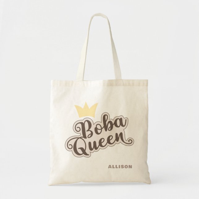 Cute Kawaii Boba Bubble Tea Sac fourre-tout person (Devant)