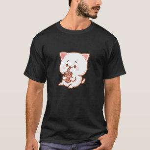 Cute Kawaii Boba Tea Cat Kitty Lover Gift T-Shirt