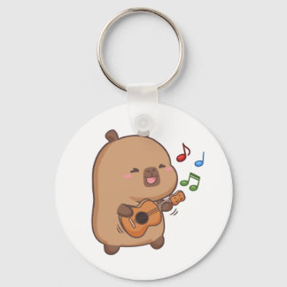 Cute Kawaii Capybara Fun Keychain