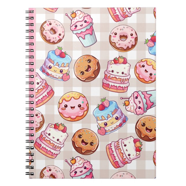 Cute Kawaii Carnet de friandises (Devant)