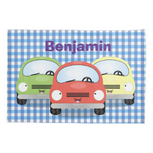 Cute kawaii cars cartoon illustration pillowcase