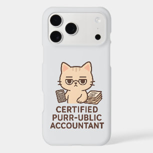 Cute Kawaii Cat Certified Public Accountant Funny