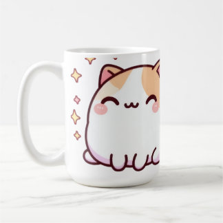 Cute kawaii cat coffee mug