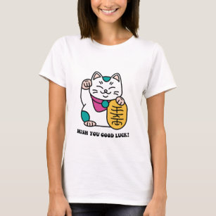 Cute Kawaii Cat Maneki-neko Bringer of Luck T-Shirt