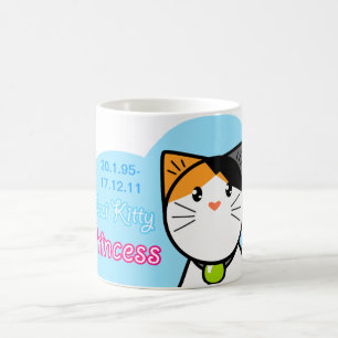 Cute Kawaii Cat Mug "Ozzi Kitty Princess"