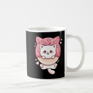 Cute Kawaii Cats Donut Anime Lover Otaku Fun Cats  Coffee Mug