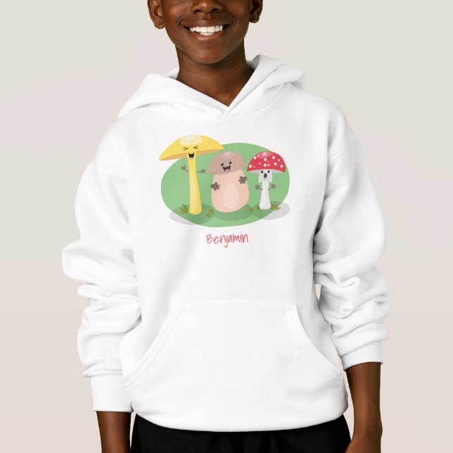 Cute kawaii champignon champignon toadstool (Devant)