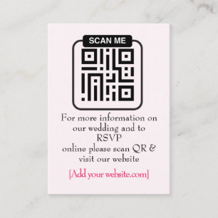 Cute Kawaii Cherry Couple Pink & Red Wedding Enclosure Card