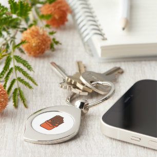 Cute Kawaii Chocolate Bar Keychain