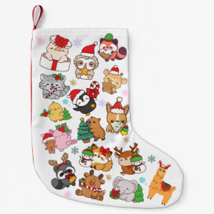 Cute Kawaii Christmas Animal Pattern Stocking