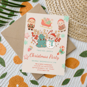Cute Kawaii Christmas Party Invitation            