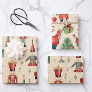 Cute Kawaii Christmas Wrapping Paper Sheet