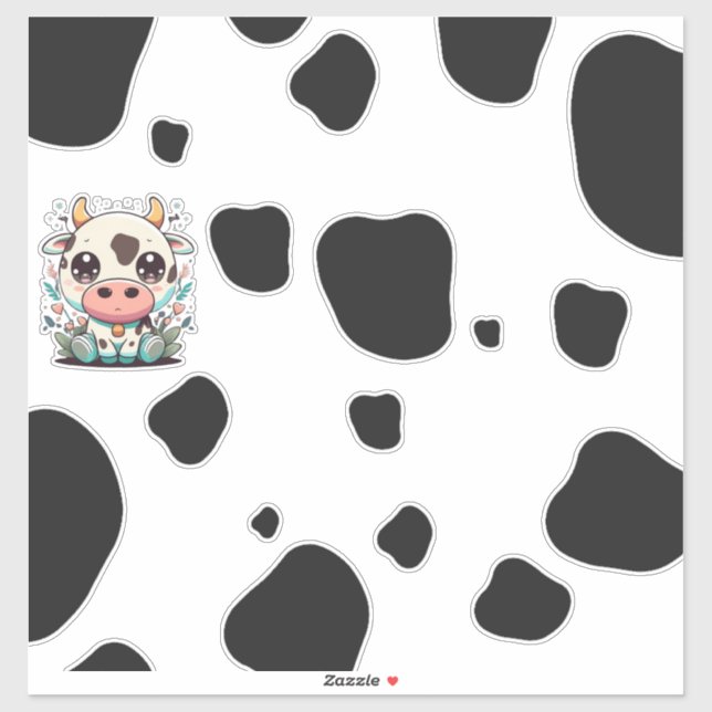 Cute kawaii cow!  (Sheet)