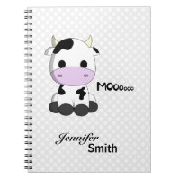 Cute kawaii cow cartoon customizable girls
