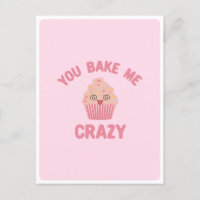 Cute Kawaii Crazy Silly Face Muffin Food Pun Love